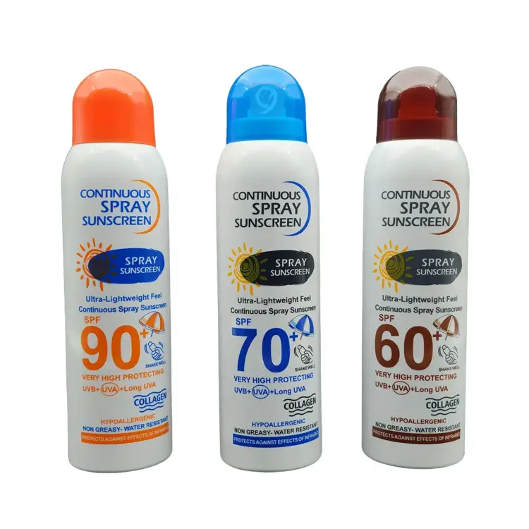 اسپری ضد آفتاب وکالی Wokali SPF 60 | 70 | 90