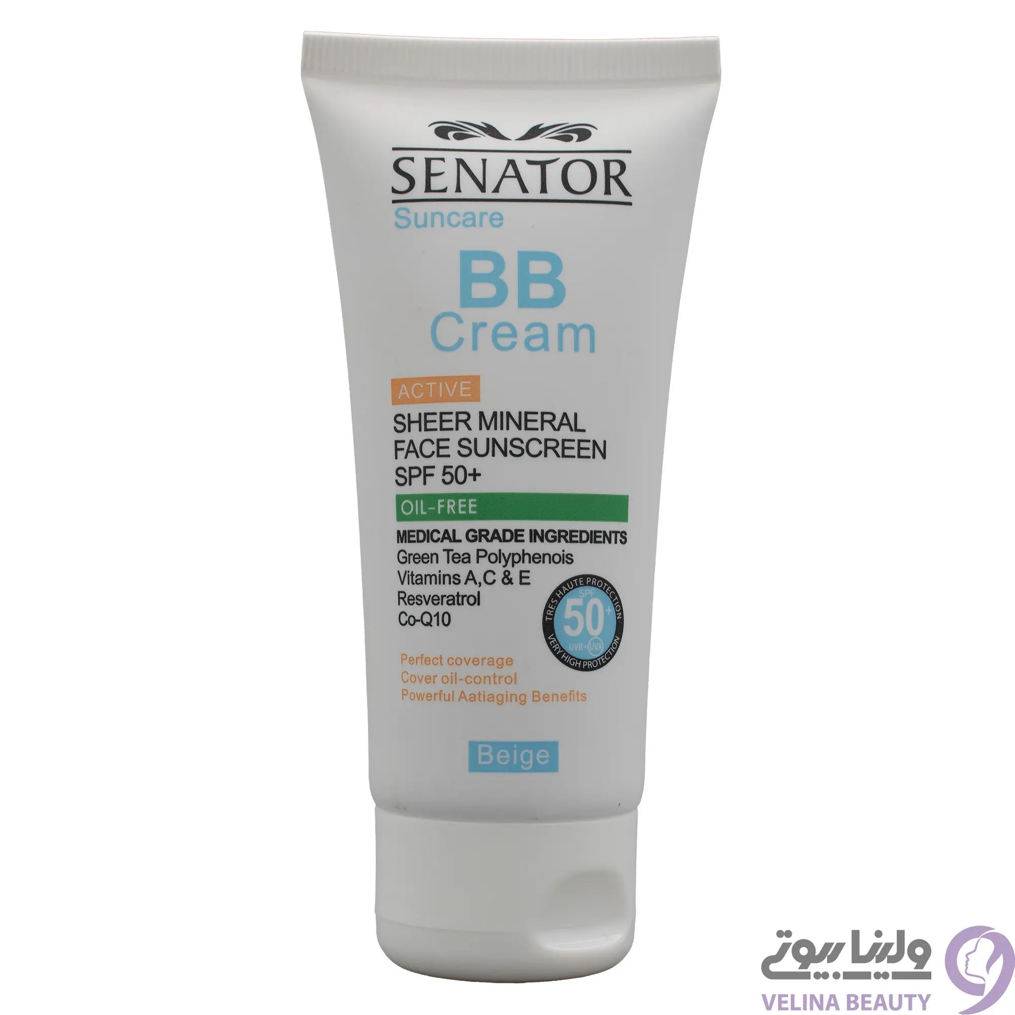 کرم SPF50 BB سناتور 50 میل