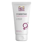 ژل بهداشتی بانوان فم اینتیم نئودرم 150میل 4 neuderm femintime cleansing gel 1 ژل بهداشتی بانوان نئودرم